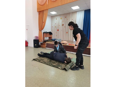 Проведение занятий по оказанию доврачебной перовой медицинской помощи в условиях проведения СВО.